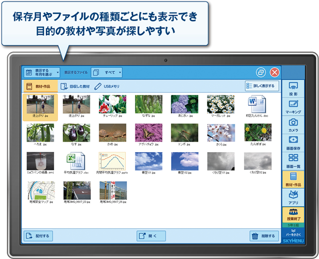 教材・作品イメージ図