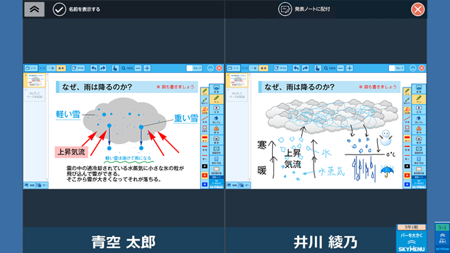 画面比較イメージ図