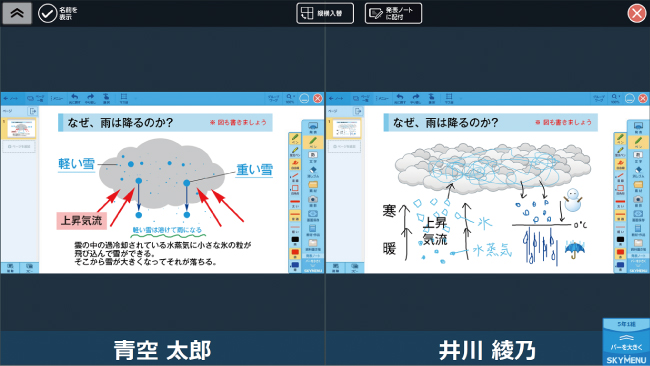 画面比較イメージ図