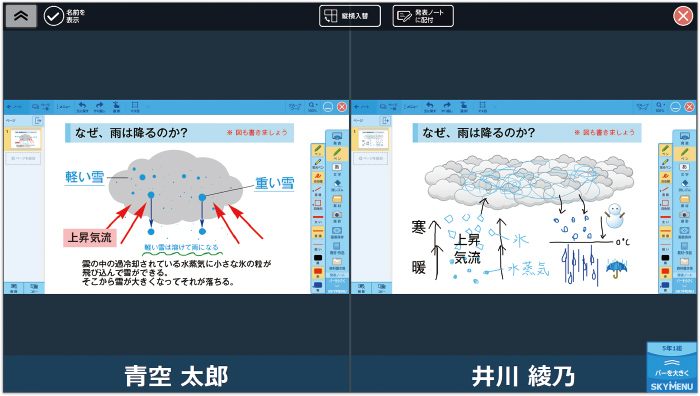 画面比較イメージ図